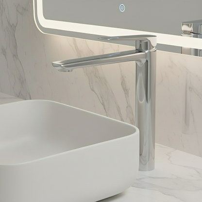 Hoge wastafelkraan Diego  – Chrome - 27,5 × 16,6 × 22,3 cm