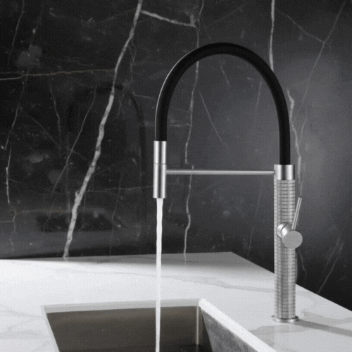 Semi-professionele Keukenkraan Angelica – Uittrekbare Uitloop – Chrome - 52.9 × 24.9 × 5.5 cm