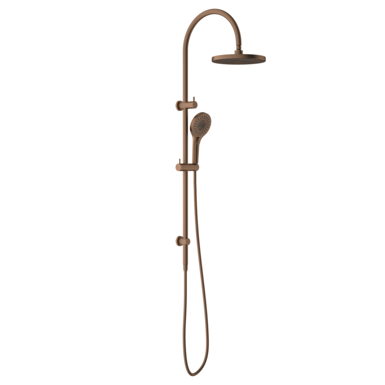 Regendoucheset Valencia – Brushed Bronze - Air shower - Met inbouwmengkraan