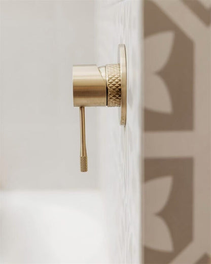 Regendoucheset Valencia – Brushed Gold - Air shower - Met inbouwmengkraan