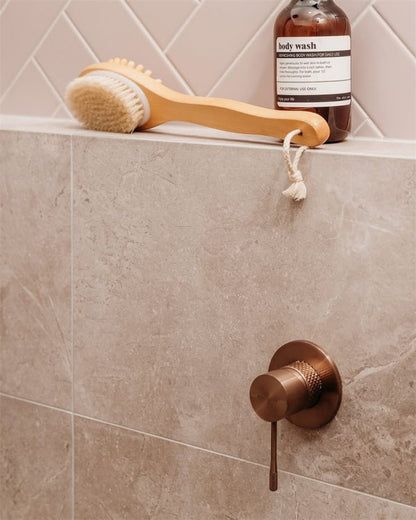 Regendoucheset Valencia – Brushed Bronze - Air shower II - Met inbouwmengkraan