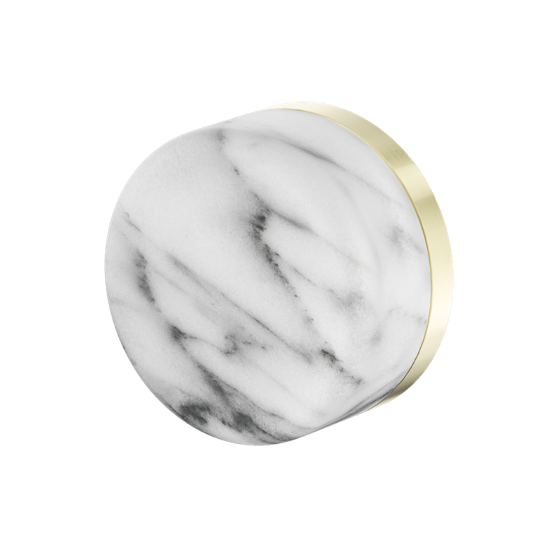 Inbouw mengkraan – Sorrento – Arabescato Corchia – Brushed gold