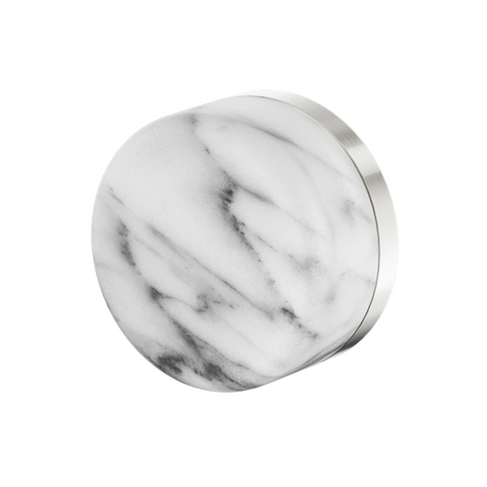 Inbouw mengkraan – Sorrento – Arabescato Corchia – Brushed nickel