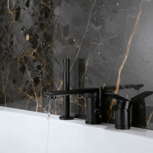 Opbouw badkraan Vero – Matte black - 21,6 × 24 × 19,5 cm