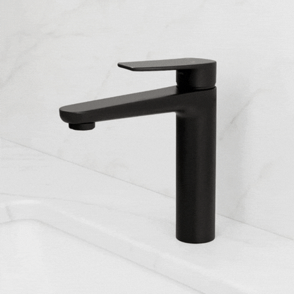 Opbouw wastafelkraan Diego  – Matte black - 15 × 13,7 × 4,4 cm
